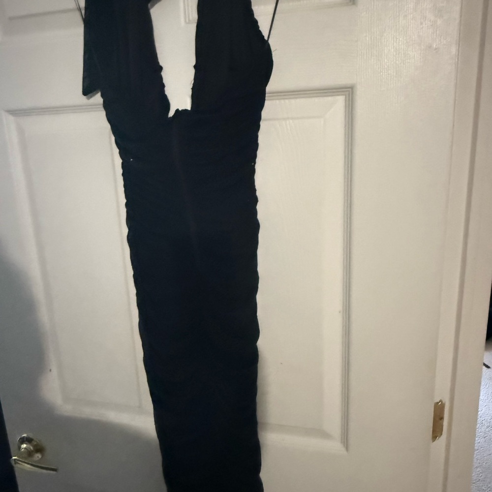 AKIRA Black Backless Dress